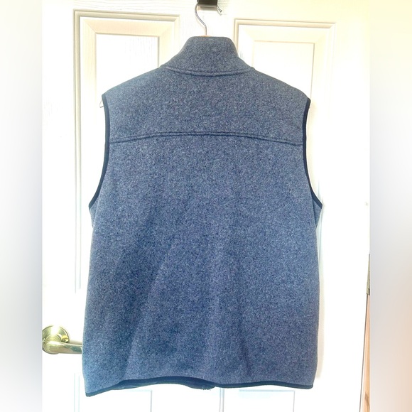 WOMEN’S XL fleece vest Columbia sportswear nearly new $18 Blue/gray zip, pockets - Picture 7 of 14